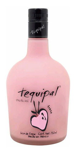 Crema De Tequila Fresa Extracto Frutas 750 Ml Tequipal