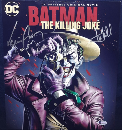 Foto Firmada Kevin Conroy Mark Hamill Killing Joke Autografo