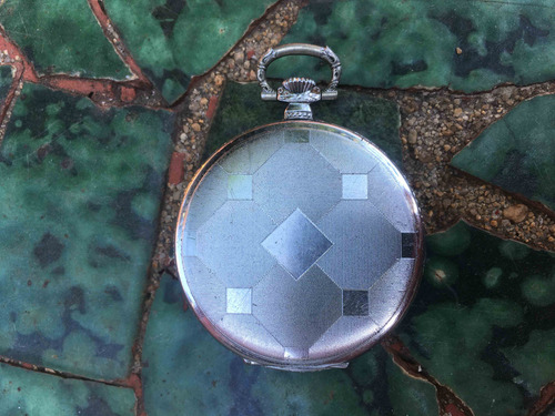 Antiguo Reloj De Bolsillo Condal Para Hacer Andar Plateado (Usado)