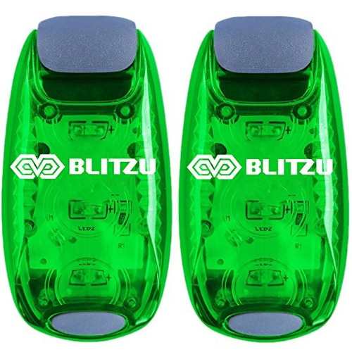 Blitzu Cyborg Led De Luz De Seguridad De 2 Paquetes + Gratif