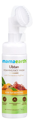 Mamaearth Ubtan - Jabon Facial Espumoso Con Cepillo Con Curc