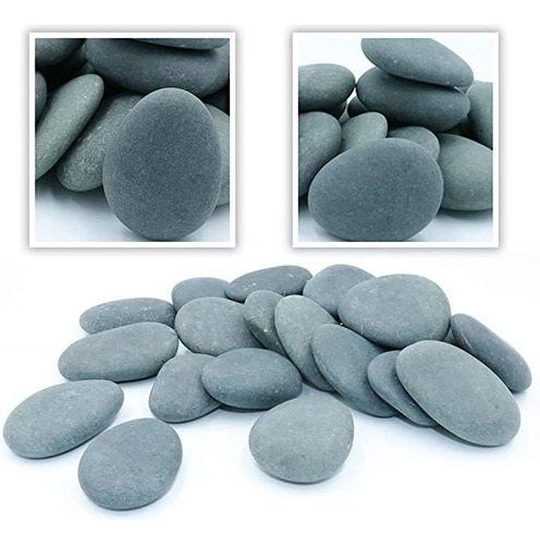 Bulk Craft River Rocks, 70 Piedras Extremadamente Lisas Par.