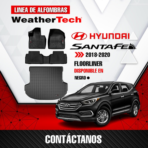 Alfombras Weathertech  Hyundai  Santa Fe 2018 A 2020