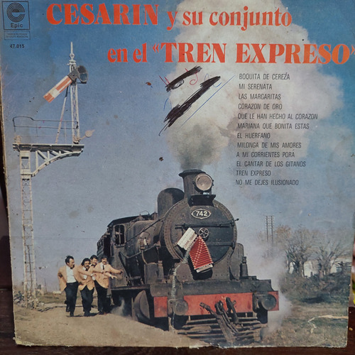 Vinilo Cesarin Y Su Conjuunto El Tren Expreso C5