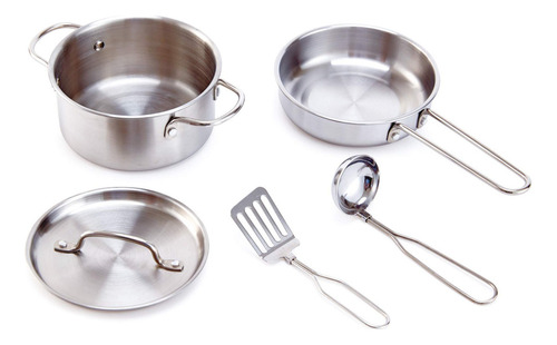 Set Juego De Cocina & Grill Niños Hape - Mvd Kids Color Rojo
