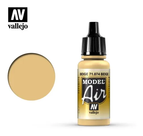 Acrilico Artistico Vallejo Model Air 71074 Beige La Plata