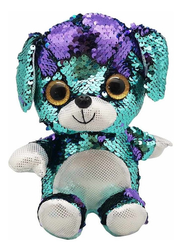 Peluche Funnyland Original Perro Lentejuelas Reversibles