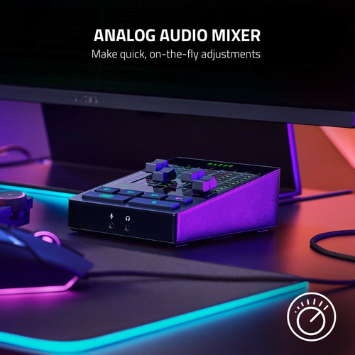 Razer Mezcladora De Audio Mixer Analógico 4 Canales Rgb Xg!