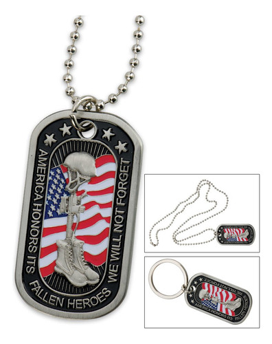 Fallen Heroes Conmemorativa Dog Tag