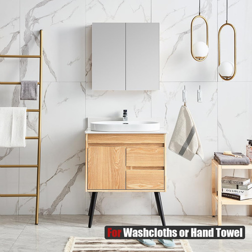 Ath200-wh-p4 - Gancho De Pared Autoadhesivo Para Toallas, Co