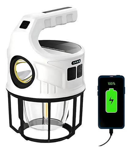 Linterna Led Recargable Con 500 Lúmenes Y 7 Modos Ipx4 Imper