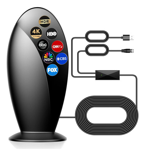Antena De Tv Mejorada De Senal 2024 Para Interiores Con Rang