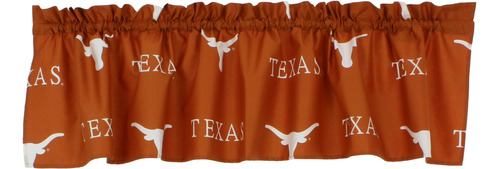 College Covers Cenefa Cortina 84 X 15  Texa Longhorns