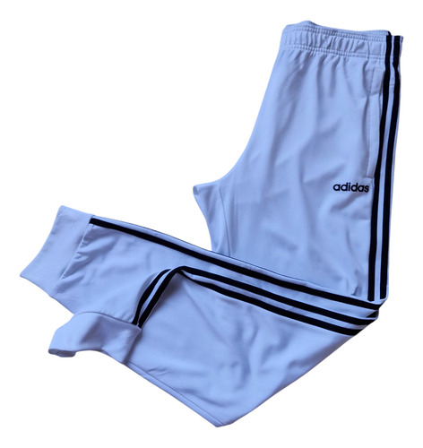 Pantalón Deportivo Hombre Blanco Original Adidas L (Usado)