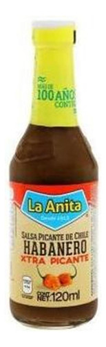Salsa De Habanero La Anita Extra Picante 120 Ml