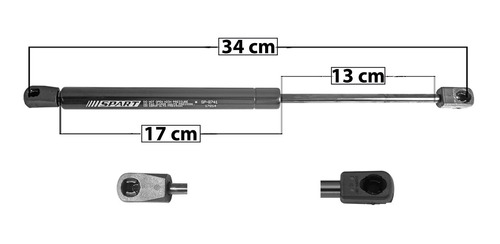 Amortiguador Cofre Fd Grand Marquis 98-04  34 Cm 17 Cm 13 Cm