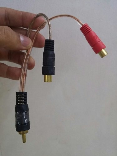 Cable Adaptador Rca De 1 Macho Rca A 2 Hembras Rca W11