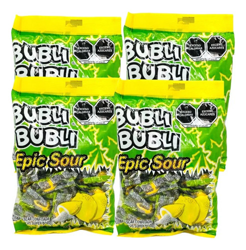 Bubli Bubli Epic Sour 200 Pz Dulces Gomez