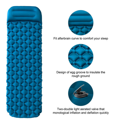 Colchoneta Hinchable Para Dormir, A Prueba De Humedad, Aire
