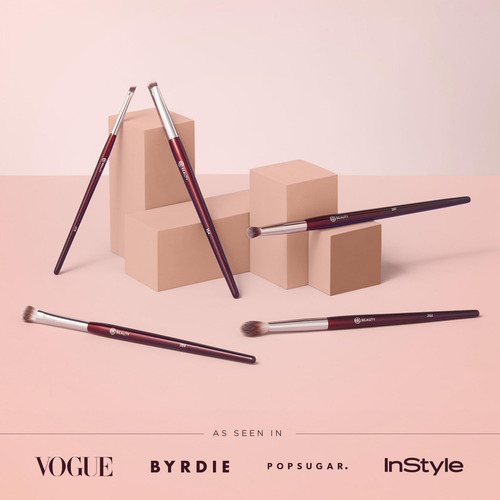 Set De Brochas Para Sombra De Ojos Bk Beauty Para Ojos Con C