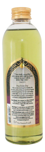 Hyssop Scented Blessed Holy Unging Bottle Para Oración De Ml