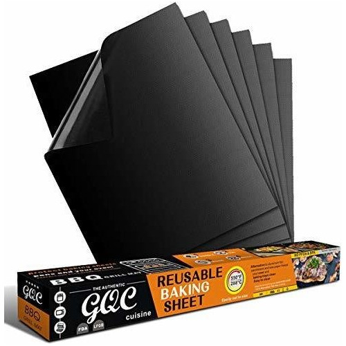 Gqc Bbq Grill Mat, Non-stick Cooking Mat Teflon Reusable