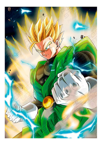 Gohan Dragon Ball Z Póster Afiche Serie Anime Tv