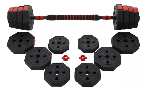 Set Bodytrainer Mancuerna Hexagonal Ajustable 30 Kg - Sd (Usado)