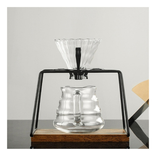 Estación De Café Con Soporte De Soporte De Madera De 40 Cm