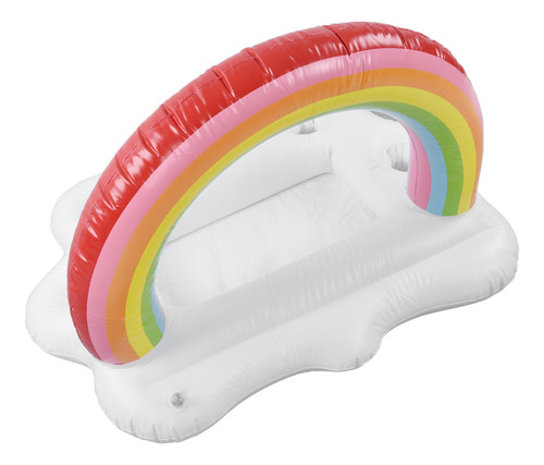 Water Fun Decorations Inflatable Rainbow Drink Holder