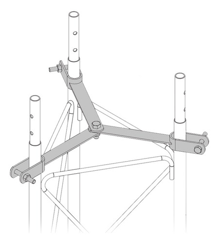 Brida Para Sujeción De Retenida P/tramos Stz30g, Sjb-30g