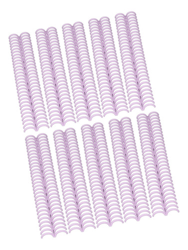 Peines De Plástico Violetas Con 30 Anillos, 10 Unidades, Par