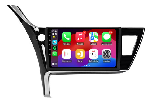 Multimidia Corolla 18/19 9p Qled Android Carplay 2gb 32gb