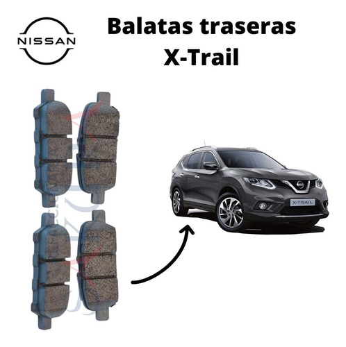 Balatas Traseras X-trail 2008-2019 Nissan Ceramica
