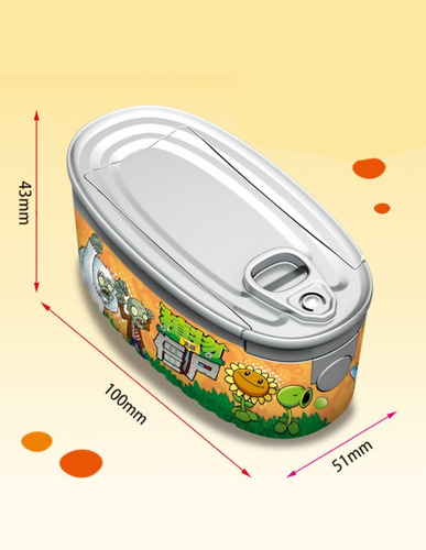 Imagen 6 de 8 de Log-on Lata Sorpresa Plantas Vs Zombies Juguete Diversión