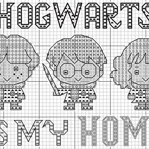 Harry Potter Counted Cross Stitch Kit