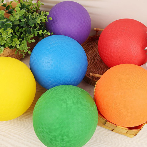 Pelota De Patio De Recreo Shindel De 6 Piezas Con Bomba D...