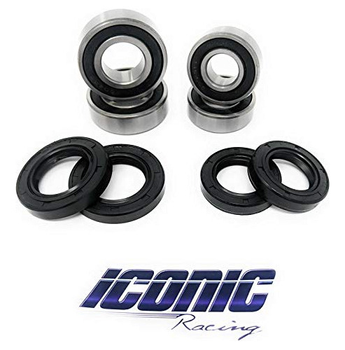 Both Front Wheel Bearings And Seals Kits Compatible Wit...