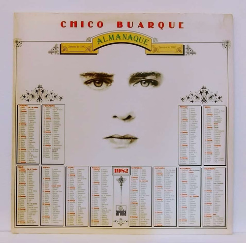 Chico Buarque Almanaque - Lp Disco De Vinil Com Encarte