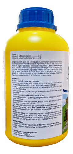 Algicida Para Lagos Alcon Labcon Garden Antialgas 1 Kg