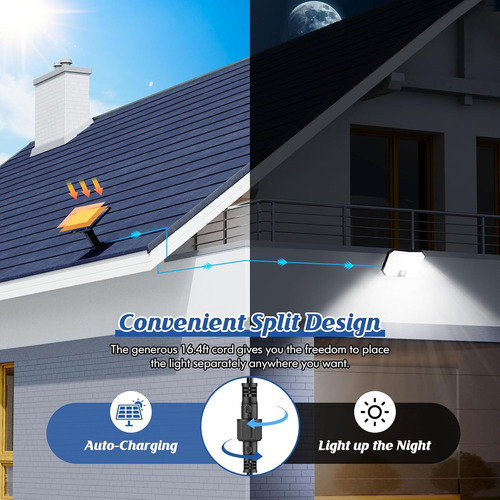 Luces Solares Para Exteriores Sensor Movimiento Impermeables