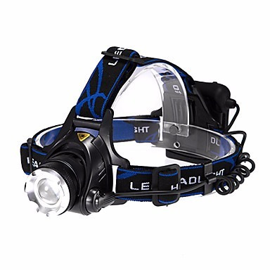 Lanterna De Cabeça T6 Led Cree Tatica Profissional C/ Zoom