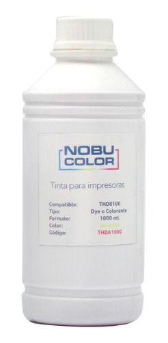 Botella Tintas Dye Thd8100 1000 Ml. Hpp Colores A Elección