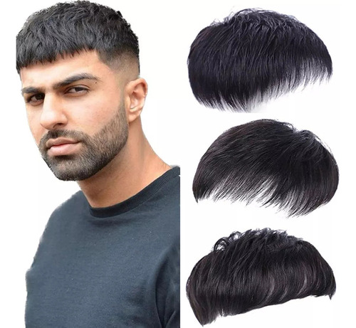 Ff Pelucas For Hombre Con Forma De Adorno De Cabello Humano