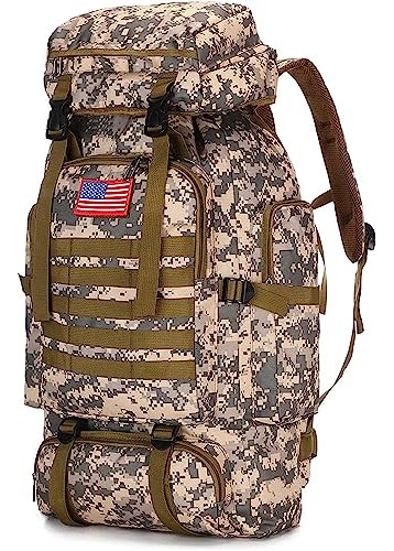 King'sguard 70l Camping Hiking Backpack Tactical Backpack Mi