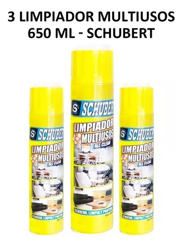 Limpiadores Multiusos 650ml - Schubert- Pack X3