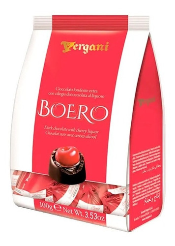 Boero Bombones Chocolate Con Cereza Al Licor Vergani 100g
