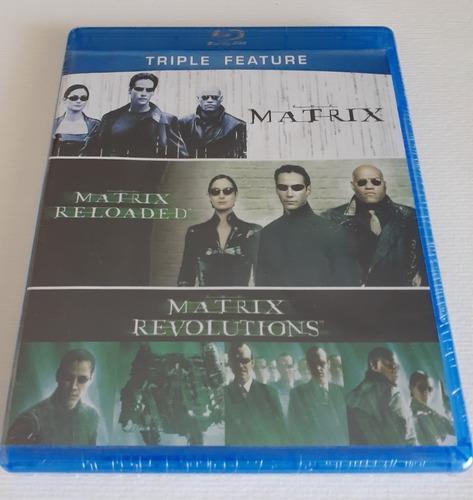 The Matrix Triple Feature Blu-ray Nuevo Original