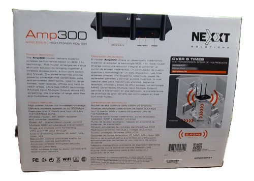 Nexxt 300 Ruter, Acces Point, Repetidor Y Wisp (Usado)