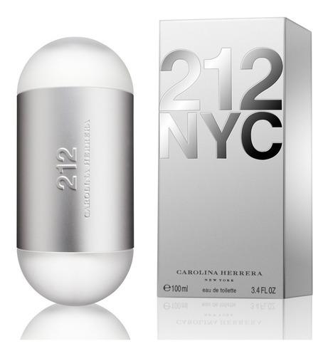 Perfume Importado Mujer Carolina Herrera 212 Nyc Edt X100 Ml